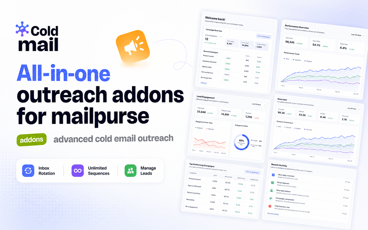 ColdMail product preview