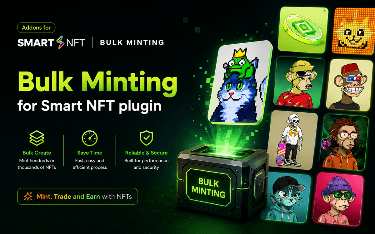 Smart NFT Bulk Minting product preview