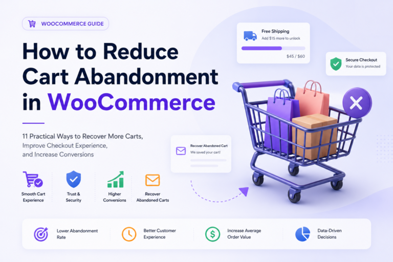 reduce cart abandonment in WooCommerce